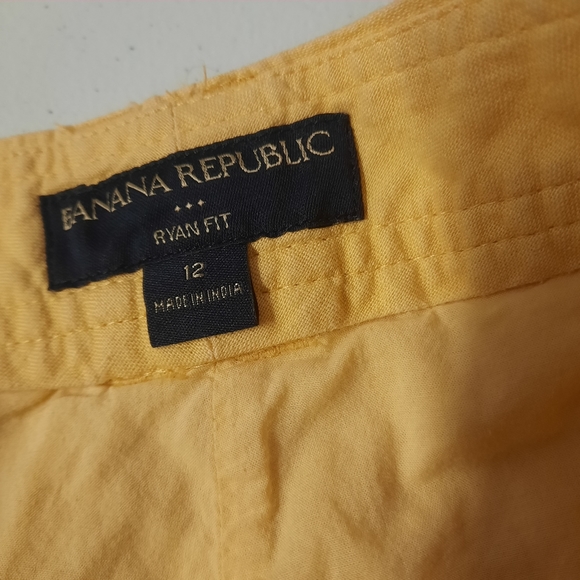 Banana Republic Linen Shorts Womens Size 12 Ryan Fit - Picture 3 of 6